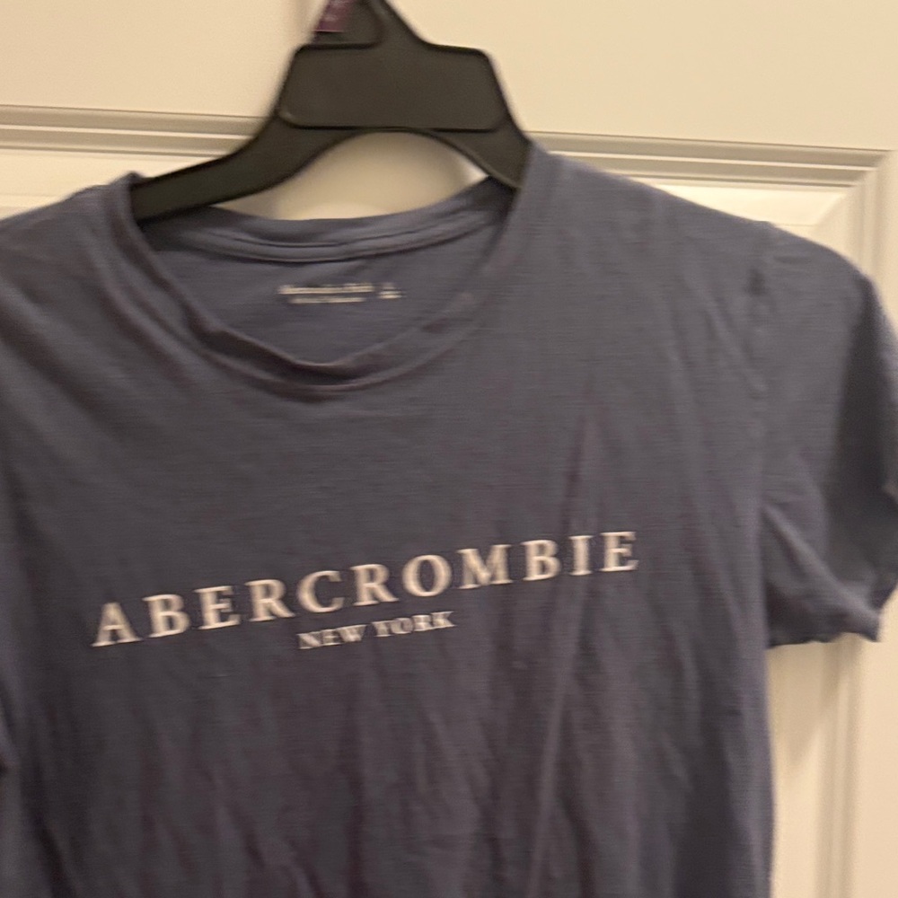Abercrombie & Fitch Soft Collection Tee In Slate View 3